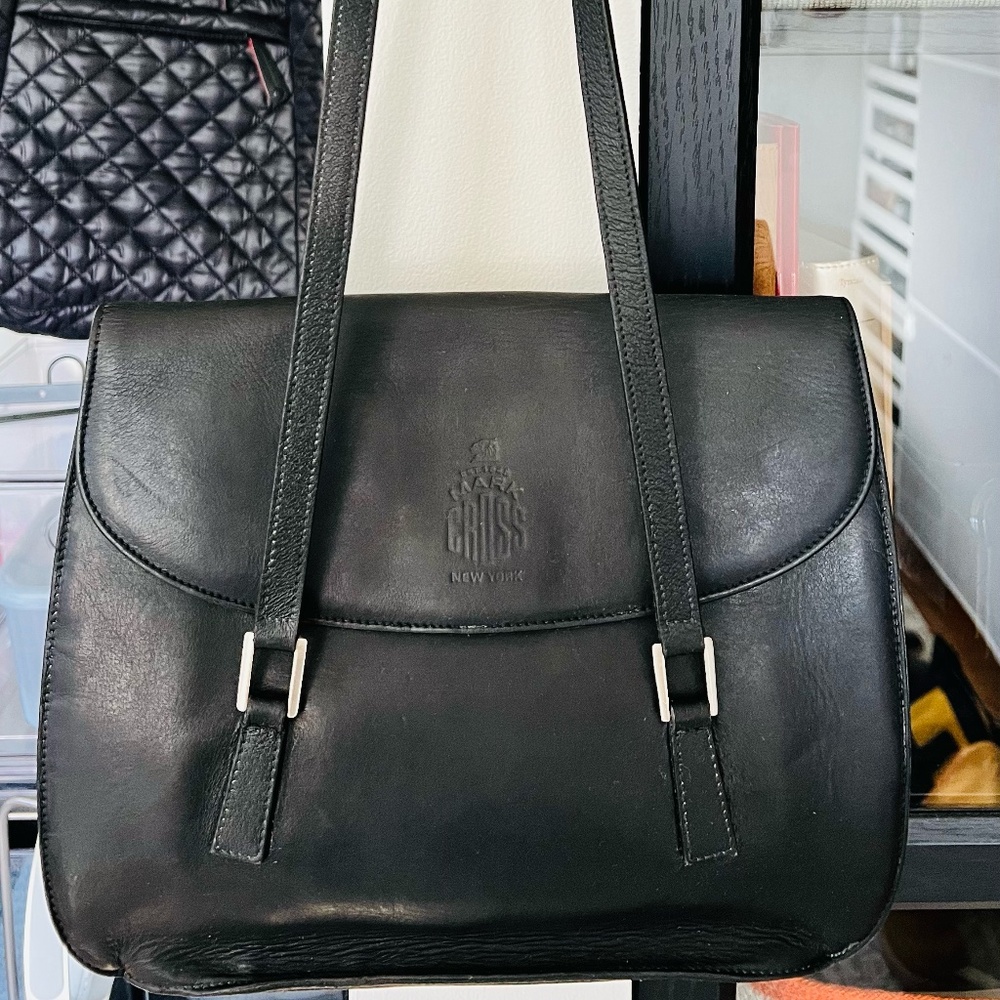 Mark Cross Leather Shoulder Bag